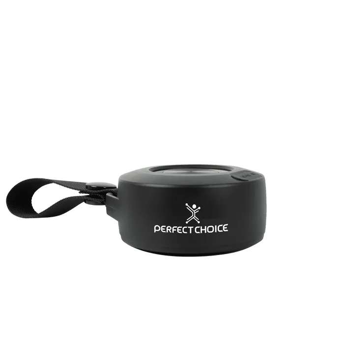 Bocina Bluetooth Inalámbrica Portátil Luz RGB Función TWS Handy Color Negro| PERFECT CHOICE 5 W PC-113089