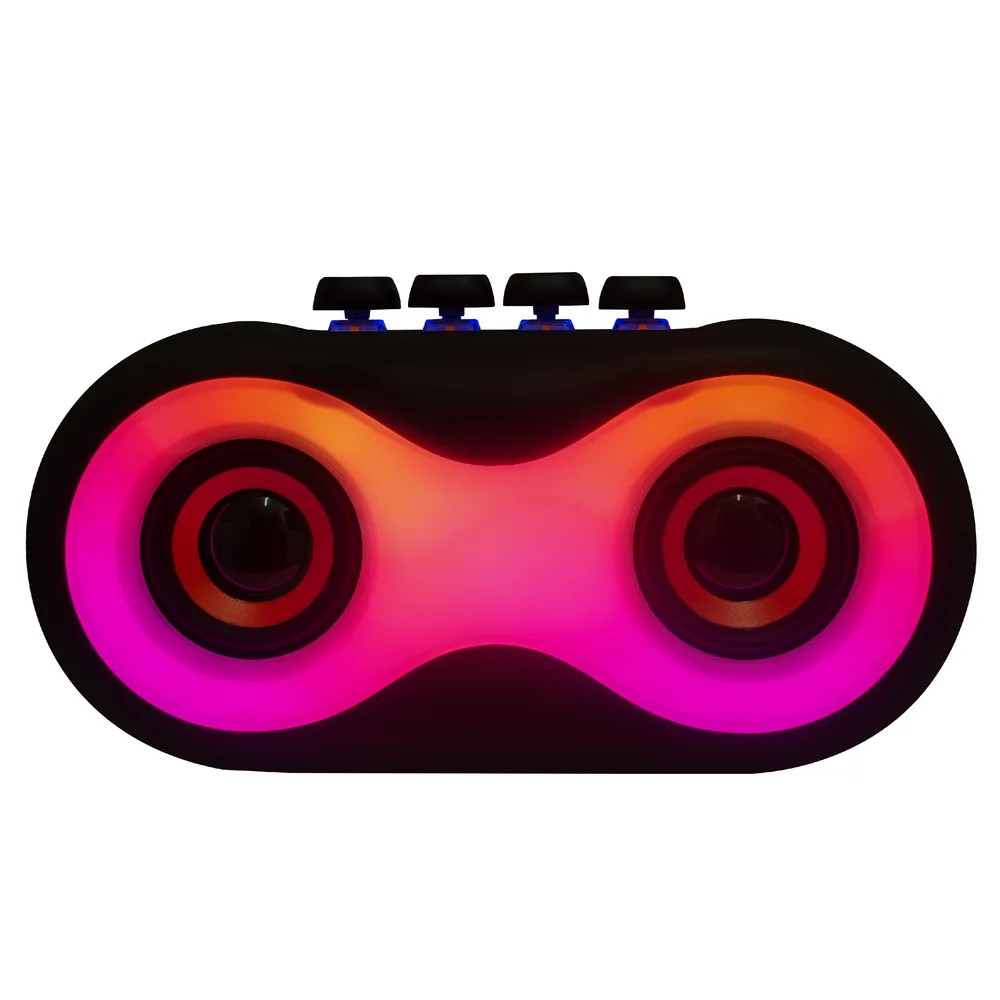 PC-113218 Bocina Bluetooth Inalámbrica Portátil con Teclas Mecánicas Owty | PERFECT CHOICE Negro