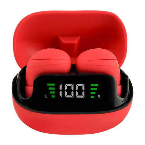 Audífonos Inalámbricos Bluetooth Tamaño Mini Tiny Beatz Color Rojo | PERFECT CHOICE PC-117087