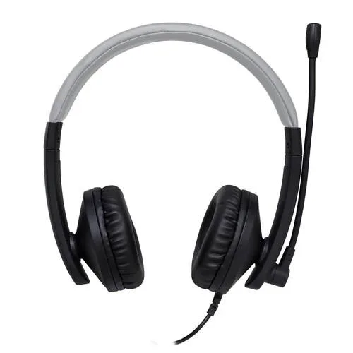 Audífonos Diadema USB con Micrófono ajustable Loudy | PERFECT CHOICE Negro PC-112167