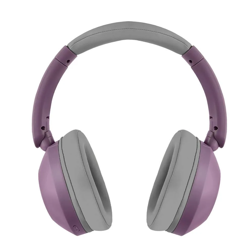 Audifonos Bluetooth Inalámbricos Diadema Plegable Soundia Color Morado | PERFECT CHOICE PC-117124