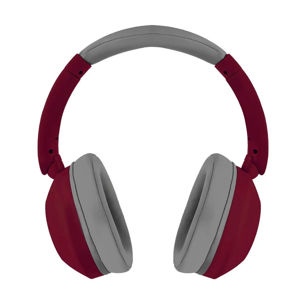 Audifonos Bluetooth Inalámbricos Diadema Plegable Soundia Color Burgundy| PERFECT CHOICE Rojo PC-117162
