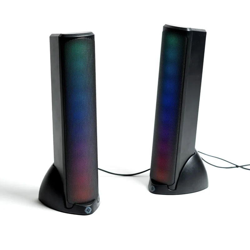 Bocinas Inalámbricas Gamer con Luz RGB - Sonido HQ Transmisión BT Aura | VORTRED 10 W V-930280