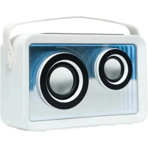 Bocina inalámbrica transparente con centro de Carga para Smartphone Loopstar | PERFECT CHOICE 8 W PC-113140