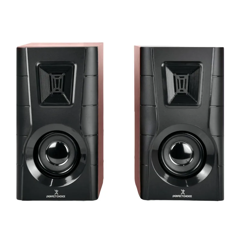 Bocinas para Computadora Acabado de madera Sonido 2.0 Meridian | PERFECT CHOICE 10 W PC-112686