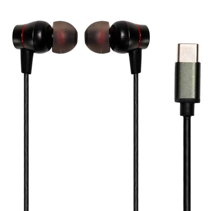 Naceb Audifonos In-Ear Usb-C C/Control Na-0321 Naceb Technology Negro