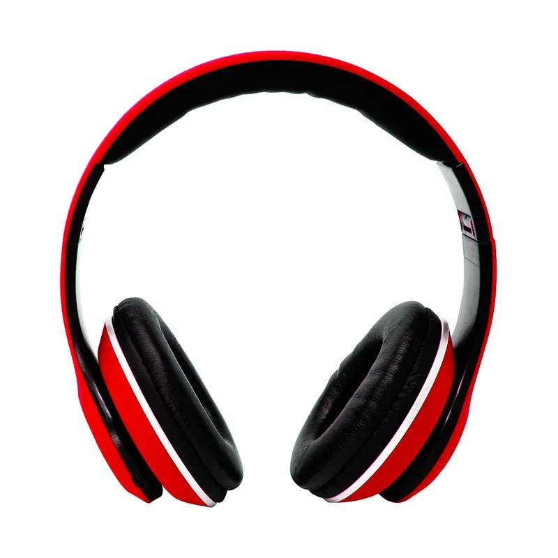 Audifonos Over-ear Bluetooth NBH-01 Sonido Hi-fi 3.5MM Radio FM Micro SD 3.5MML Manos Libres Rubberized Rojo NECNON NBH-01 R NCAB0102RZ
