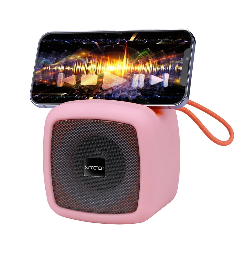 Bocina Portatil Rosa NB-09 NECNON NBBSN904RG