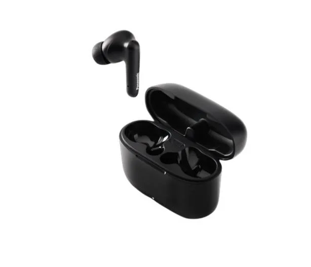 PANASONIC audifonos Bluetooth IN-EAR - 26 horas de uso continuo con estuche, tactil, bajo XBS, negro RZ-B110WDE-K