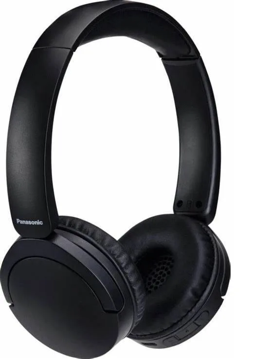 PANASONIC diadema Bluetooth - hasta 72 horas de uso continuo con MIC cancelacion de ruido, negro RB-HF630BE-K