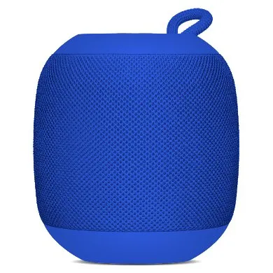 Bocina Bluetooth - Inalambrica, Recargable, Stereo C/radio FM, Lector Usb, Micro Usb, 3.5 MM, Redonda, Portatil, Antideslizante, Azul, Brobotix