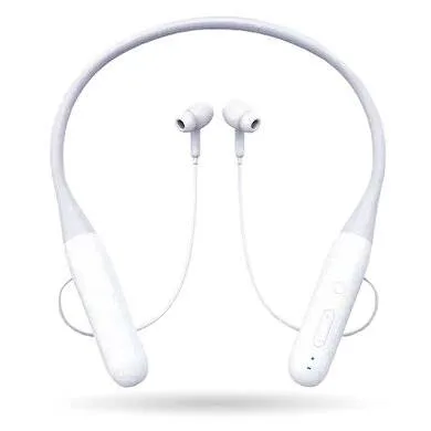 Audifonos Inalámbricos Bluetooth TWS - Deportivos con Banda para Cuello, Color Blanco 6005903 Brobotix