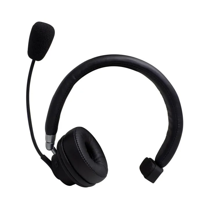 Diadema Din Three TechZone - inalámbrica BT con micrófono integrado, 1 año de garantía Negro TZDIBT01