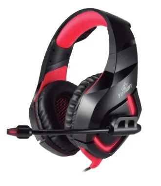 Yeyian Diadema Gamer Wicked Serie 3000 - Audio de 20-20 KHZ, con Microfono, Almohadilla Vicoelastico, Control de Volumen, Usb - Modelo: YDW-33402