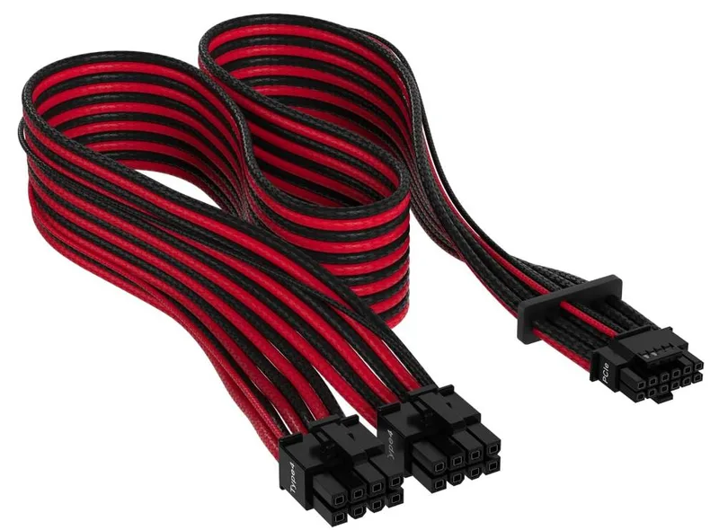 CABLE ALIM 12+4pin CP-8920334 600W NR/RJ CORSAIR Rojo