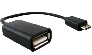 Cable USB - Adaptador Micro B a USB V2.0, 097242 BROBOTIX Negro