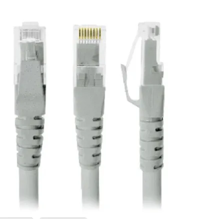 Cable de Red - Cat5e, 50 Cms, RJ-45, RJ-45, 100 cobre, Macho/Macho, contactos c/baño de oro, Gris, 497127 BROBOTIX