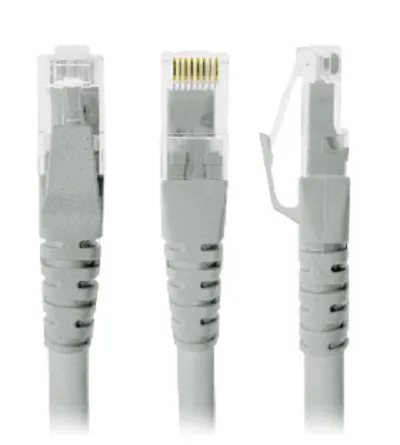 Cable de Red - Cat5e, 1 Mt, RJ-45, RJ-45, 100 cobre, Macho/Macho, contactos c/baño de oro, Gris, 497134 BROBOTIX