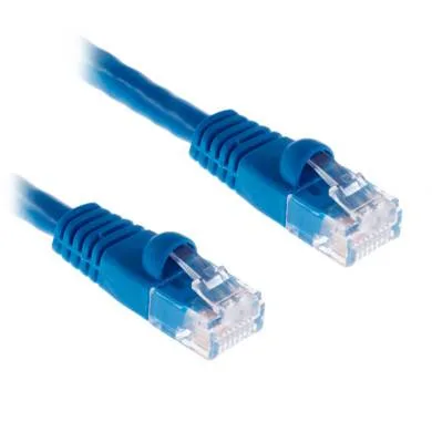 Cable de Red - Cat6, 3 Mts, RJ-45 - RJ-45, 100 cobre, Macho/Macho, contactos c/baño de oro, 3.0 metros (10 FT) Azul, 098089, BROBOTIX