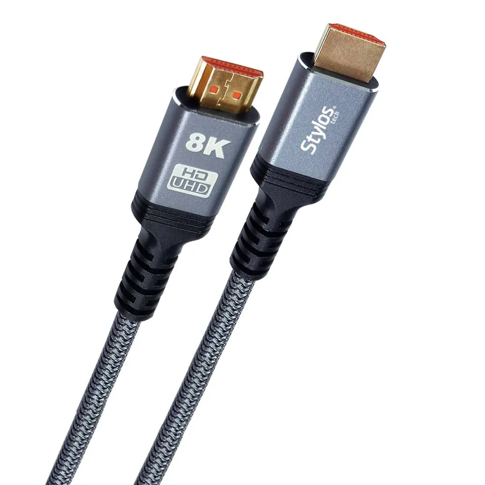 Cable HDMI Stylos 8K 2m Negro STACHD4B