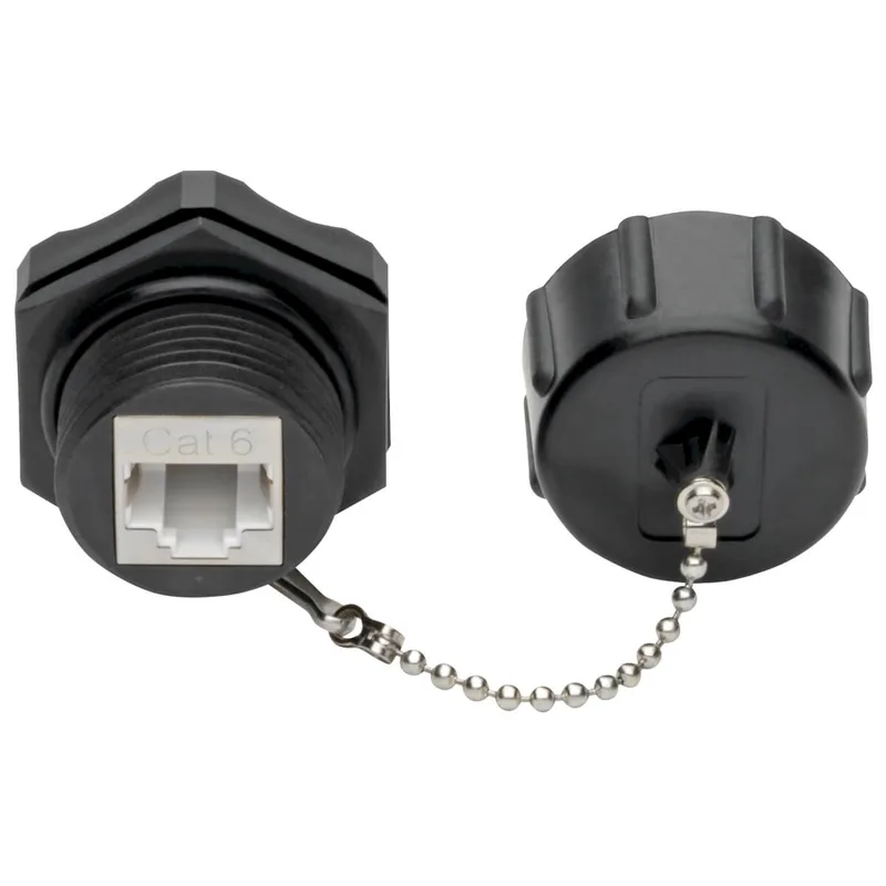 Conector Keystone TRIPP-LITE N206-KJ01-IND - Cat6 / Cat5e, Negro