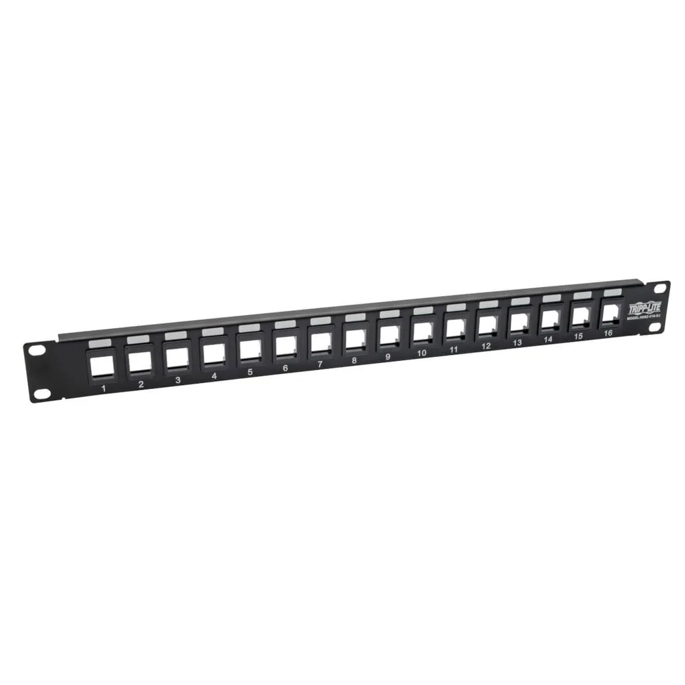 Panel de Conexiones TRIPP-LITE N062-016-KJ - Negro, 250 g, 482, 6 mm