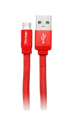 Cable USB VORAGO CAB-113 - Micro USB, USB, 1 m, Rojo AC-365810-31