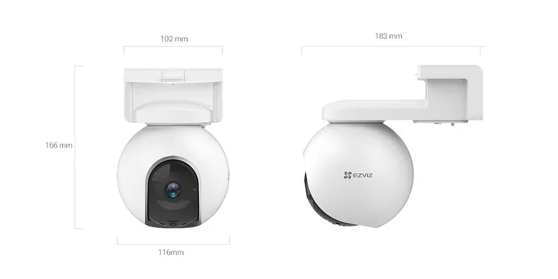 Cámara de seguridad para el hogar EZVIZ EB8 4G
