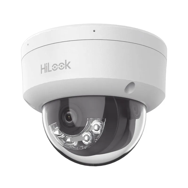 Domo IP de 4 Megapixel / Lente 2.8 mm / 30 mts IR / Micrófono Integrado / Exterior IP67 / PoE / WDR 120 / H.265+ / ONVIF HIKVISION IPC-D140HA-U