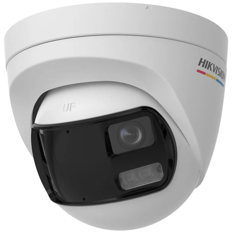 Turret TURBOHD 3K (5mp) / Micrófono Integrado / Visión 180° / Imagen a Color 24/7 / 40 mts Luz Blanca + 40 mts IR / Exterior IP67 / WDR/ Panoramica