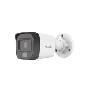 Cámara Bala IP 4 Megapíxel IPC-B140HA-LUC / Lente 2.8 mm / Ángulo de visión 104° / 20 mts IR + 15 mts Luz Blanca HILOOK 4 MP