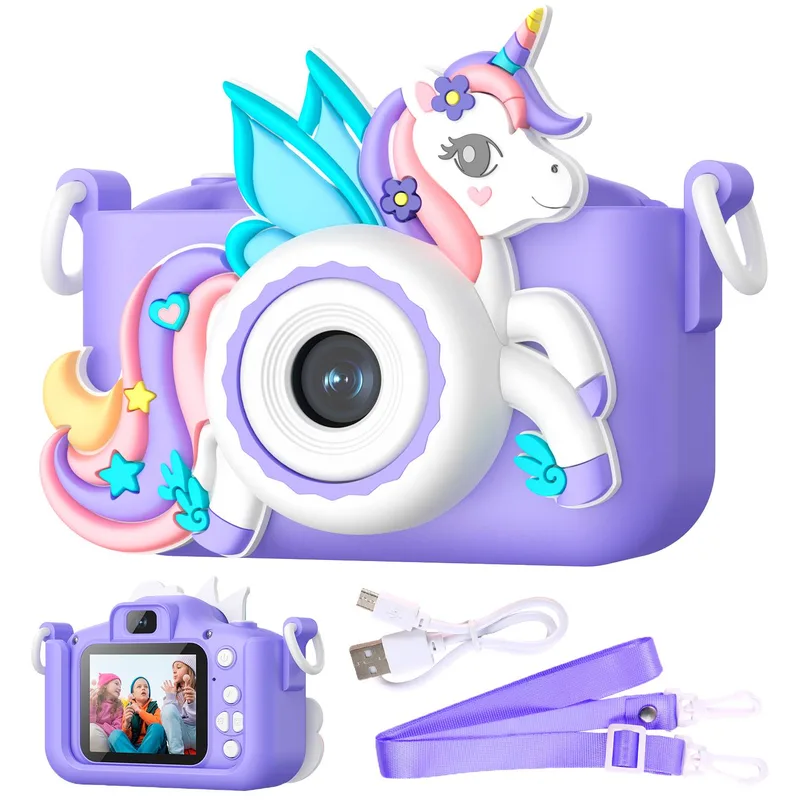 Camara Infantil Unicornio Morado Ncd-kids 2 NECNON NBCKN405UM
