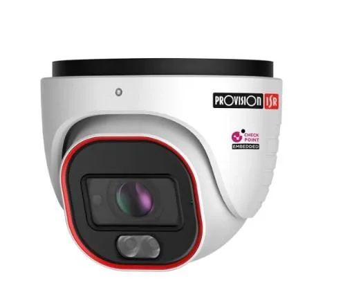 Cámara domo IP 4MP - Lente 2.8-12 mm (89-31°), de dia detecta hasta 64 a 180mts/Reconoce: 13 a 38 mts/Idetifica: 6 a 19 mts, IR 40 mts, microfono,