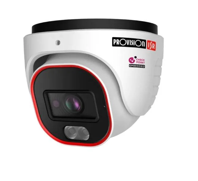Camara domo IP 4 MP - Lente 2.8mm (93), de dia detecta hasta 60 mts/Reconoce: 12 mts/Idetifica: 6 mts, IR hasta 20 mts, DDA, microfono, WDR, PoE,