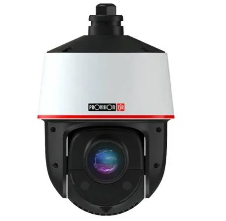 Camara PTZ IP 2 MP - Zoom Optico de 25x, IR hasta 300 metros, Rango panoramico 360°, Rango de inclinacion 185°, PoE, Onvif, IP66 PROVISION-ISR 1920 x