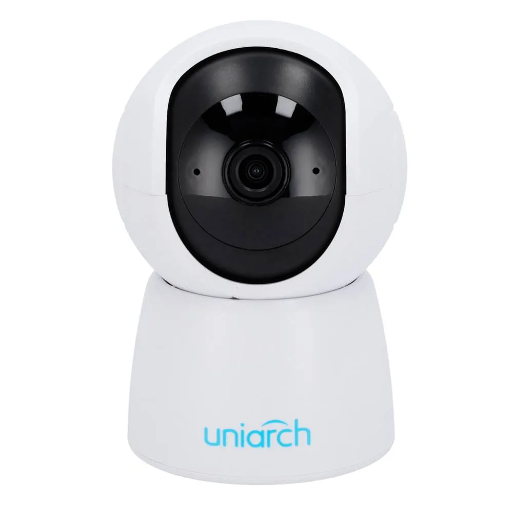 Cámara IP Mini PT Uniarch (Uho-S2) 2MP / Lente Fijo de 3.6mm / IR10M / MicroSD 256GB / Micrófono + Altavoz / Interior Alámbrico