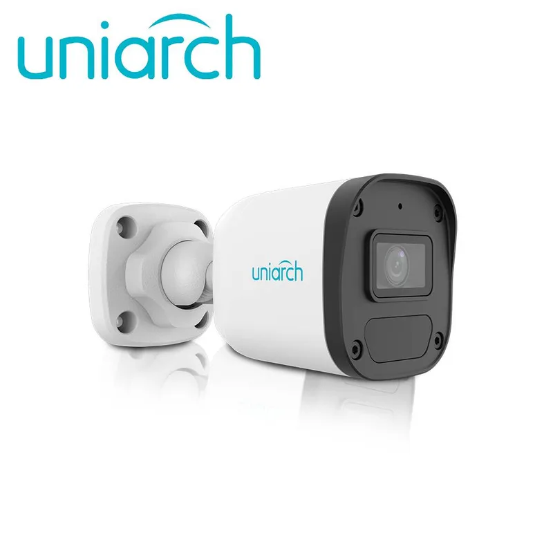 Cámara IP Bala Uniarch (IPC-B134-AF28-ECO) 4MP / Lente Fijo 2.8 mm / Micrófono Integrado / IR 30M / ONVIF / Ultra265 / PoE / IP67 4 MP