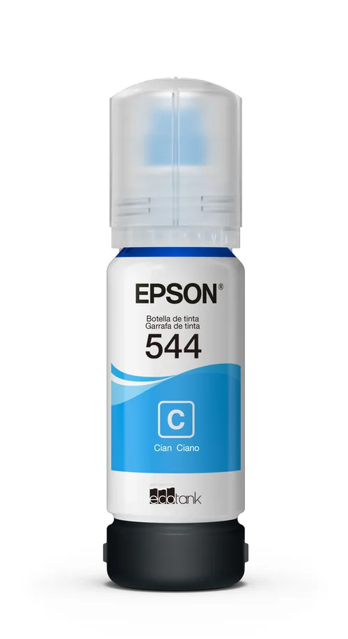 Tinta EPSON DYE - Cian, Inyección de tinta, Epson, Caja T544220-AL