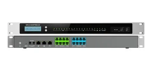 Conmutador IP para hasta 3000 usuarios y 450 llamadas simultaneas - 8 FXS, 8FXO, Plataforma de conferencias y reuniones, WAVE, GDMS Grandstream