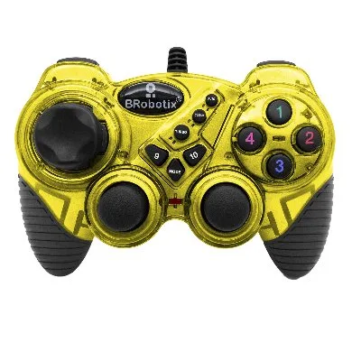 Control BROBOTIX 751899Y - Gamepad, PC, 10 botones Oro