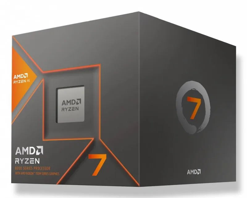 AMD RYZEN 7 8700G - 8 núcleos, 24 Mb cache Socket AM5, Incluye Disipador, incluye tarjeta grafica 100-100001236SBX