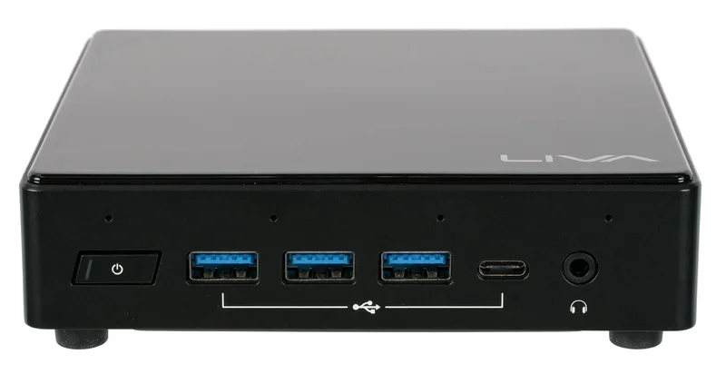 MINI PC ECS LIVA Z3 - CPU INTEL CELERON N5100, RAM DDR4 4GB (HASTA 16GB), ROM EMMC 128GB (HASTA 1TB), CONECTIVIDAD 3 x USB, 1 x USB-C, 1 x GIGALAN, 1