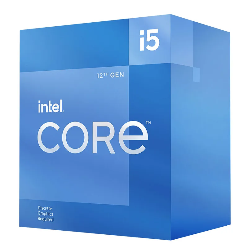 Procesador Gaming Intel® Core™ i5-12400F 2.50GHz - 6 núcleos, Socket LGA 1700, 18 MB Caché con disipador.(REQUIERE TARJETA DE VIDEO. MOTHERBOARD