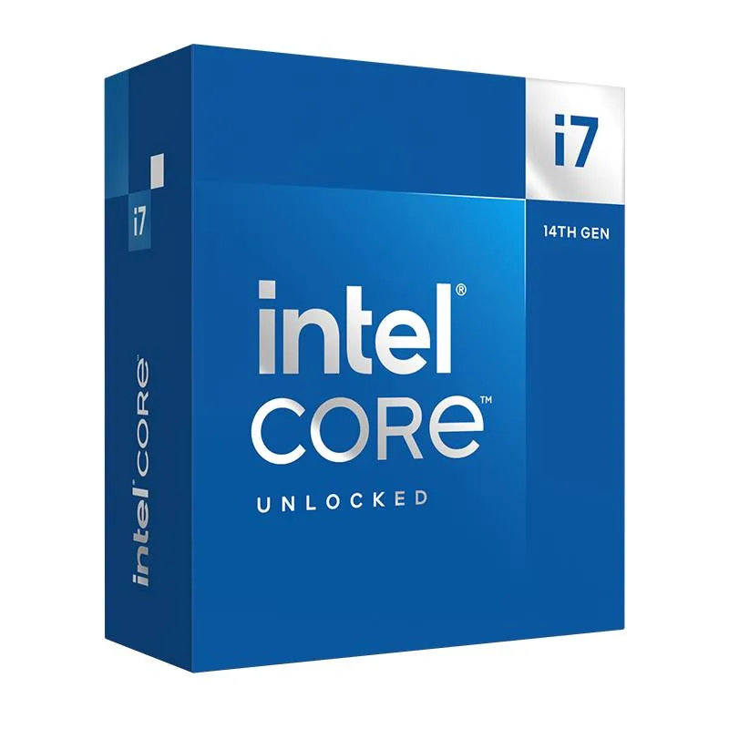 Procesador Intel® Core™ i7-14700KF de 5.6 GHz Max Turbo - 20 Core, 28 Threads, 33Mb Cache requiere GRÁFICOS - DISIPADOR(MOTHERBOARD LGA1700) Intel