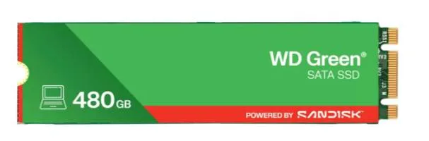 SSD WD Green WDS480G3G0B 480GB M.2 2280 SATA II SANDISK 480 GB