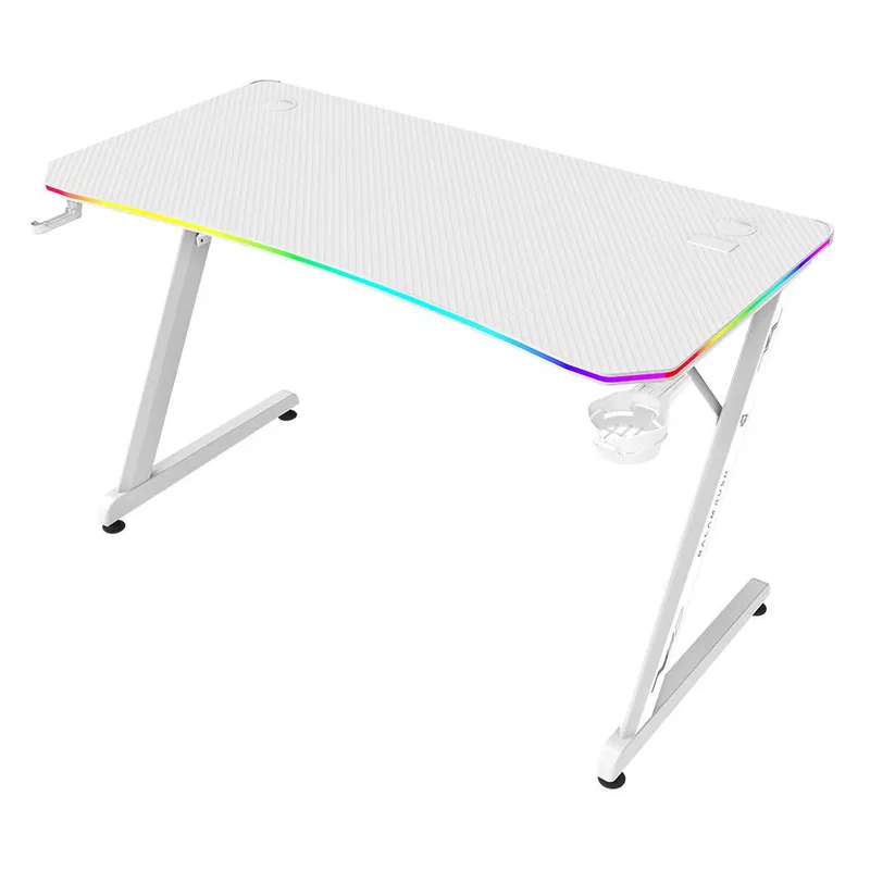 Escritorio Gamer Ergonómico Olympus Spot Glow Pro MRX8000 Balam Rush Legend Series Escritorio Gamer Ergonómico 120 x 60cm - Iluminación RGB, Porta BR-