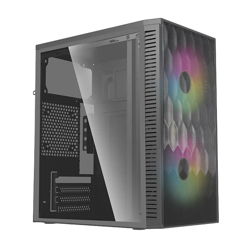 Gabinete compacto mini Torre Fuji GC470 Advanced Series ACTECK Negro AC-935838