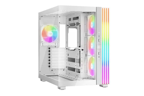 GABINETE be quiet! BGW68 Light Base 600 LX White con ventiladores ARGB Blanco