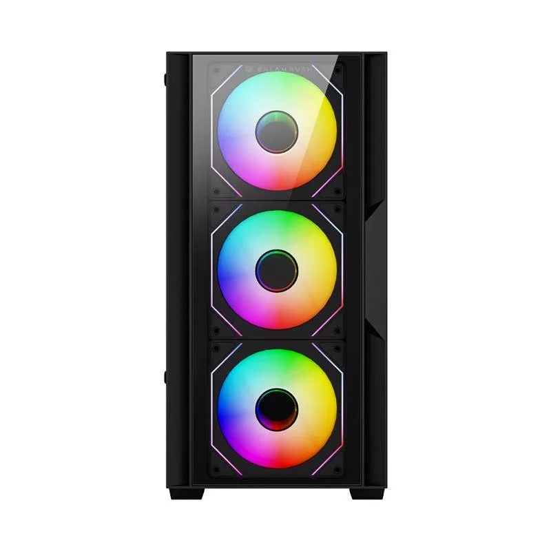 Gabinete Mini Torre NITROX EDGE PRO CRYSTAL 4900C Factor: Mini ITX Balam Rush Negro BR-943888