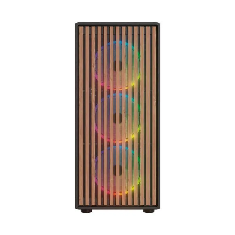 Gabinete Gamer Media Torre ATX Dragonfly Wood GM580CB Factor: ATX - Micro Atx - Mini ITX Balam Rush BR-943949